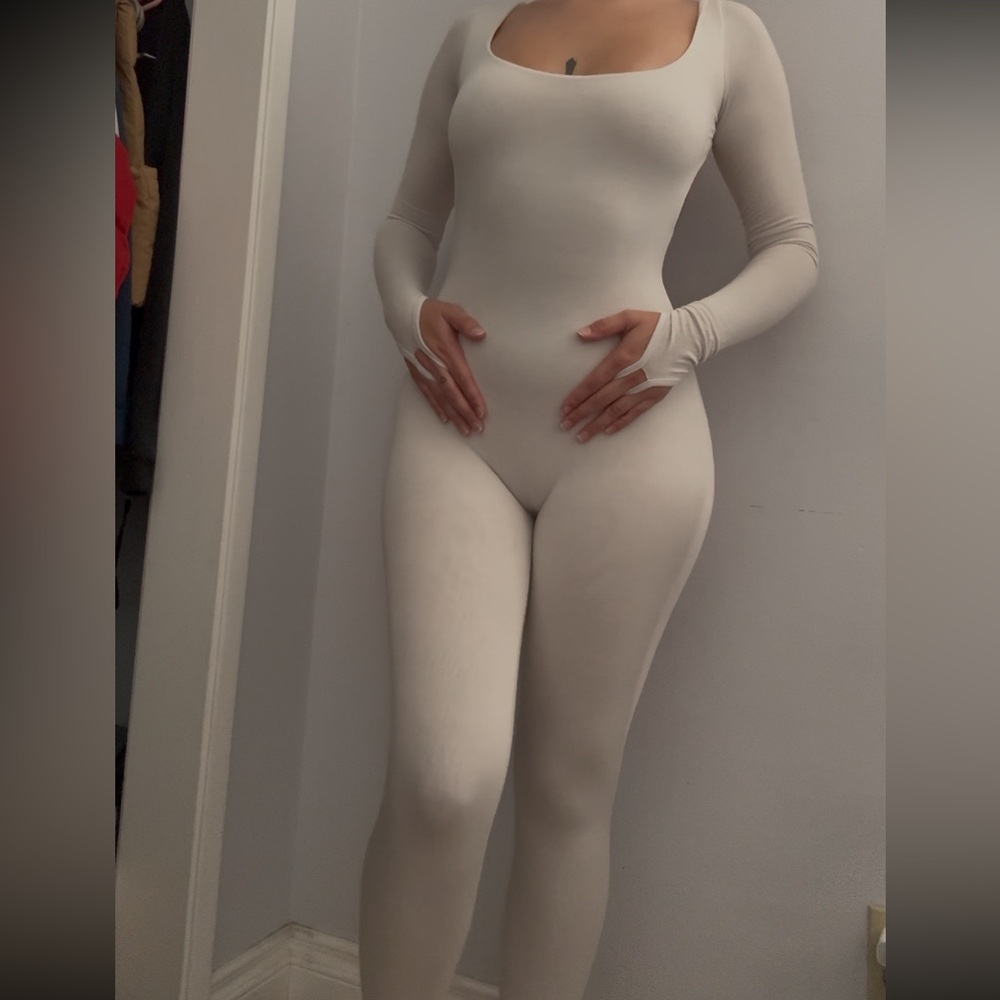 Long Sleeve Backless Jumpsuit